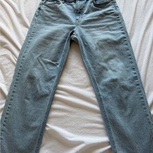 H&M Light Blue Straight-Leg Women's Jeans